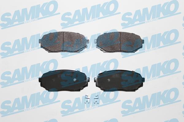 Samko 5SP525 - Bremžu uzliku kompl., Disku bremzes www.autospares.lv