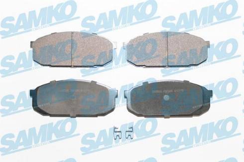 Samko 5SP526 - Bremžu uzliku kompl., Disku bremzes www.autospares.lv