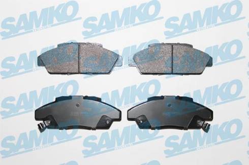 Samko 5SP571 - Тормозные колодки, дисковые, комплект www.autospares.lv