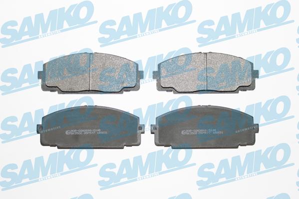 Samko 5SP577 - Brake Pad Set, disc brake www.autospares.lv