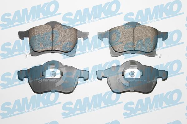 Samko 5SP690 - Тормозные колодки, дисковые, комплект www.autospares.lv