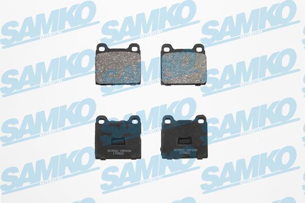 Samko 5SP659 - Bremžu uzliku kompl., Disku bremzes www.autospares.lv