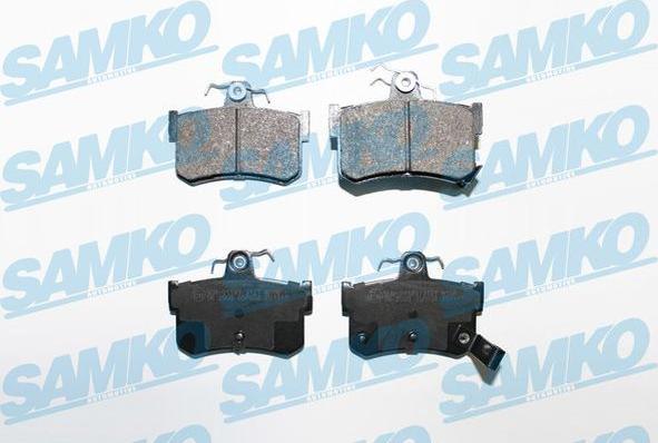 Samko 5SP654 - Bremžu uzliku kompl., Disku bremzes www.autospares.lv