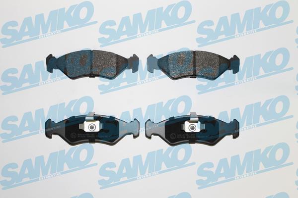 Samko 5SP655 - Тормозные колодки, дисковые, комплект www.autospares.lv