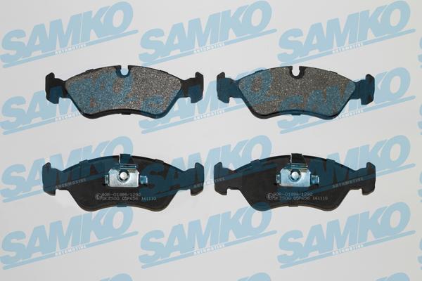 Samko 5SP656 - Bremžu uzliku kompl., Disku bremzes www.autospares.lv