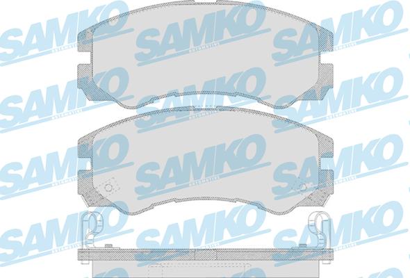 Samko 5SP658 - Bremžu uzliku kompl., Disku bremzes www.autospares.lv