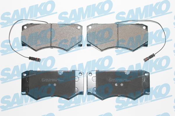 Samko 5SP660 - Bremžu uzliku kompl., Disku bremzes www.autospares.lv