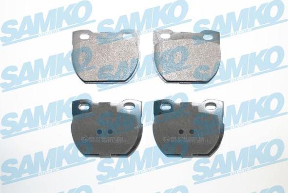 Samko 5SP611 - Bremžu uzliku kompl., Disku bremzes www.autospares.lv