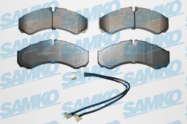 Samko 5SP684B - Bremžu uzliku kompl., Disku bremzes www.autospares.lv