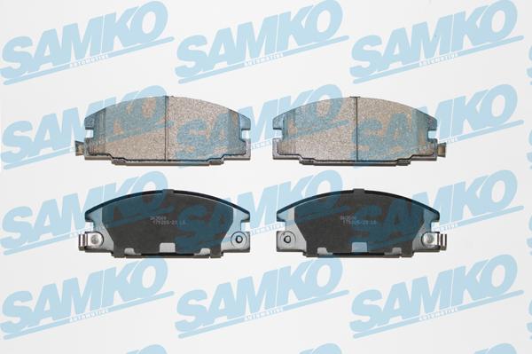 Samko 5SP685 - Тормозные колодки, дисковые, комплект www.autospares.lv