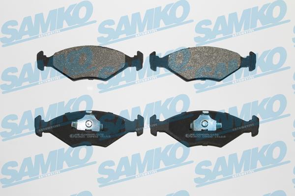 Samko 5SP632 - Bremžu uzliku kompl., Disku bremzes www.autospares.lv