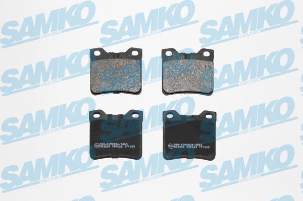 Samko 5SP622 - Bremžu uzliku kompl., Disku bremzes www.autospares.lv