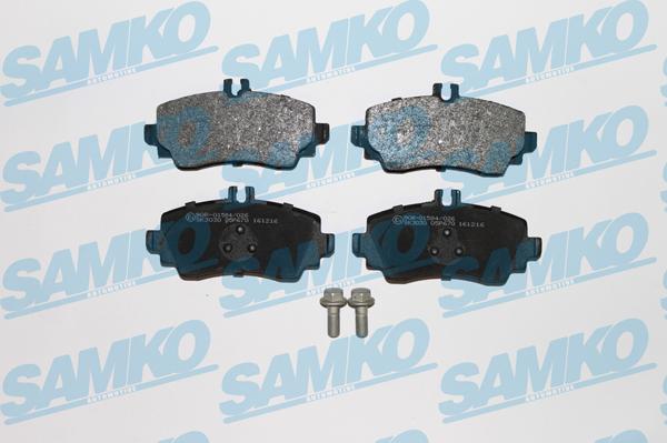 Samko 5SP670 - Bremžu uzliku kompl., Disku bremzes www.autospares.lv