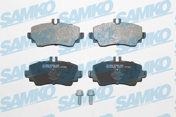 Samko 5SP671 - Тормозные колодки, дисковые, комплект www.autospares.lv