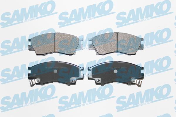 Samko 5SP042 - Bremžu uzliku kompl., Disku bremzes www.autospares.lv