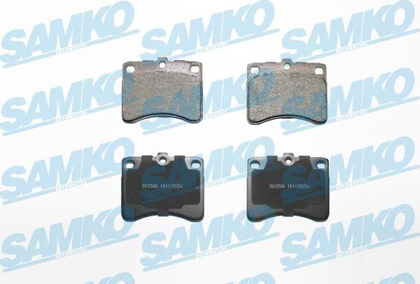 Samko 5SP056 - Bremžu uzliku kompl., Disku bremzes www.autospares.lv