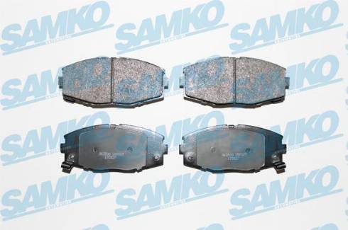 Samko 5SP065 - Bremžu uzliku kompl., Disku bremzes www.autospares.lv