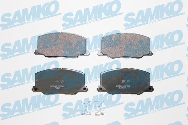 Samko 5SP068 - Brake Pad Set, disc brake www.autospares.lv