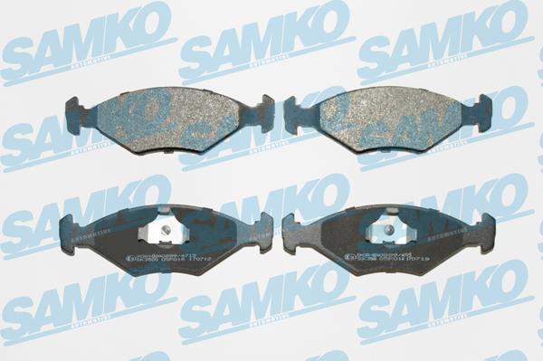 Samko 5SP016 - Brake Pad Set, disc brake www.autospares.lv