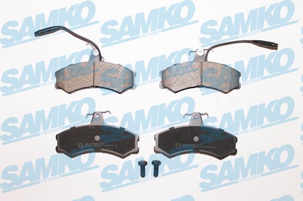 Samko 5SP012 - Тормозные колодки, дисковые, комплект www.autospares.lv