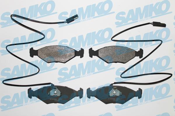 Samko 5SP017 - Bremžu uzliku kompl., Disku bremzes www.autospares.lv