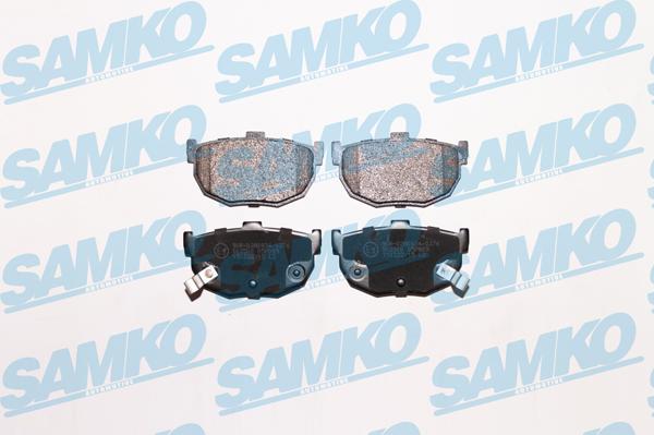 Samko 5SP089 - Тормозные колодки, дисковые, комплект www.autospares.lv