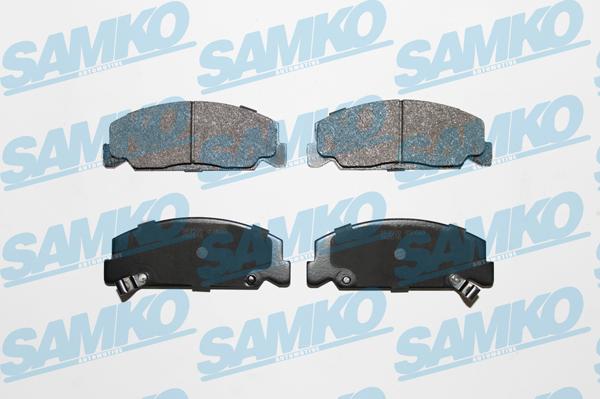 Samko 5SP083 - Тормозные колодки, дисковые, комплект www.autospares.lv