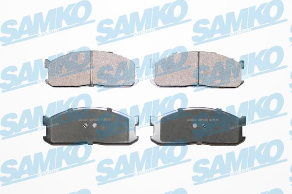 Samko 5SP039 - Bremžu uzliku kompl., Disku bremzes www.autospares.lv