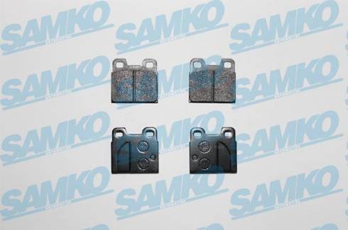 Samko 5SP031 - Тормозные колодки, дисковые, комплект www.autospares.lv