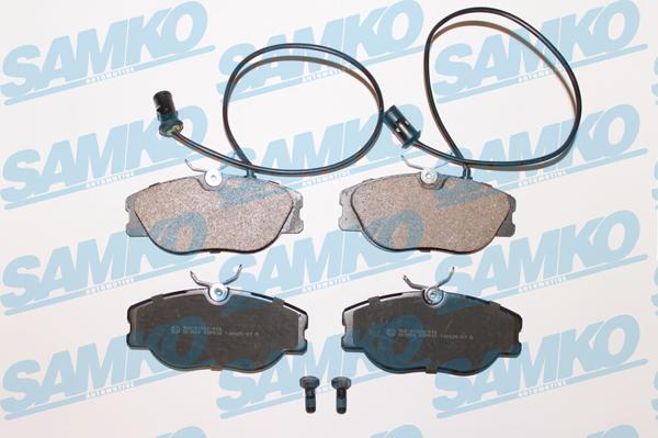 Samko 5SP032 - Тормозные колодки, дисковые, комплект www.autospares.lv