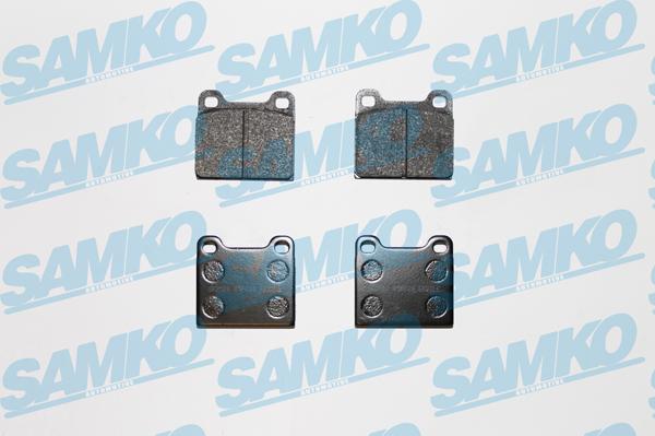 Samko 5SP024 - Тормозные колодки, дисковые, комплект www.autospares.lv