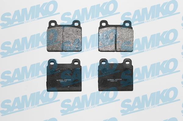 Samko 5SP026 - Brake Pad Set, disc brake www.autospares.lv