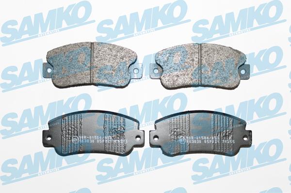 Samko 5SP021 - Тормозные колодки, дисковые, комплект www.autospares.lv