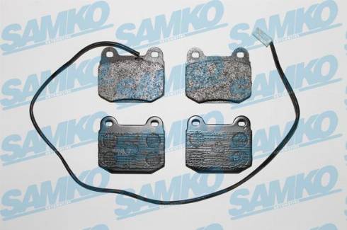 Samko 5SP022 - Bremžu uzliku kompl., Disku bremzes www.autospares.lv