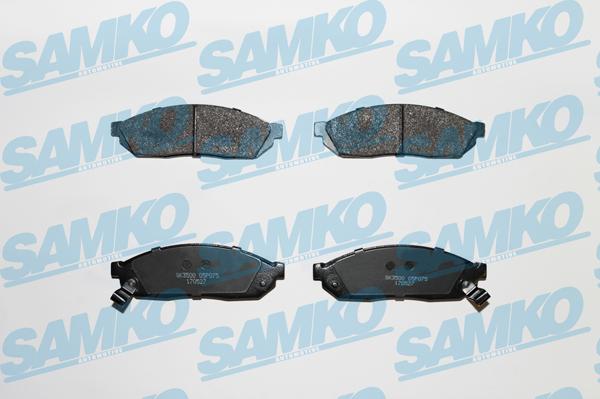 Samko 5SP075 - Bremžu uzliku kompl., Disku bremzes autospares.lv