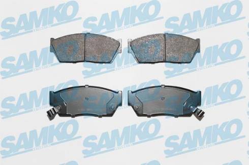 Samko 5SP076 - Bremžu uzliku kompl., Disku bremzes www.autospares.lv