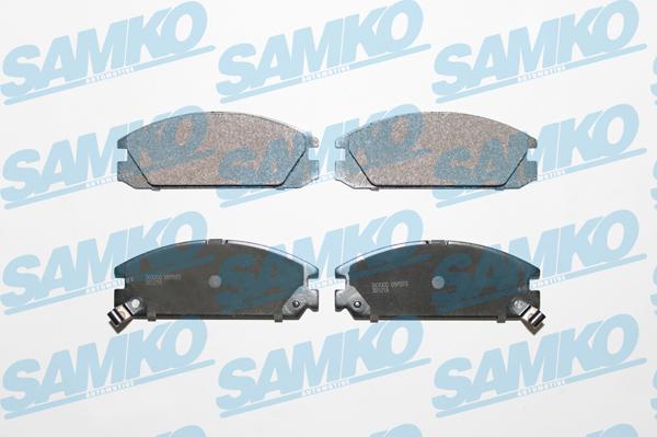 Samko 5SP073 - Тормозные колодки, дисковые, комплект www.autospares.lv