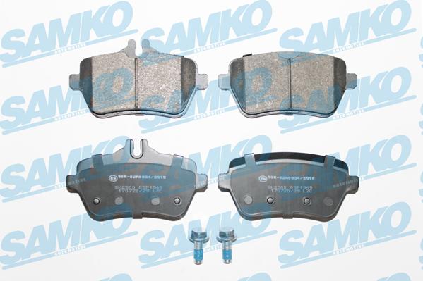 Samko 5SP1969 - Bremžu uzliku kompl., Disku bremzes www.autospares.lv