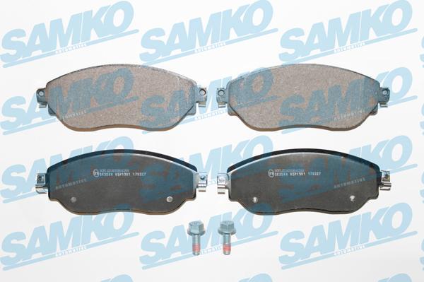 Samko 5SP1901 - Bremžu uzliku kompl., Disku bremzes www.autospares.lv