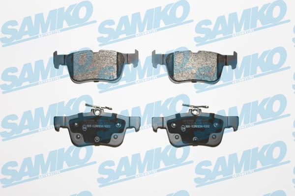 Samko 5SP1915 - Тормозные колодки, дисковые, комплект www.autospares.lv