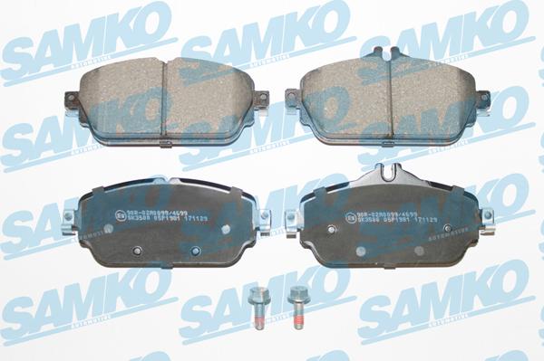 Samko 5SP1981 - Brake Pad Set, disc brake www.autospares.lv