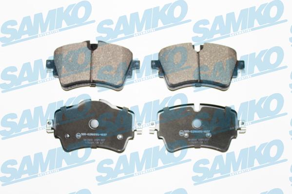 Samko 5SP1987 - Bremžu uzliku kompl., Disku bremzes www.autospares.lv