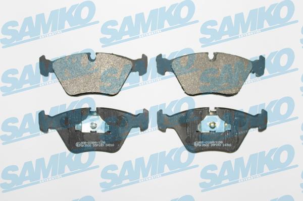 Samko 5SP193 - Bremžu uzliku kompl., Disku bremzes www.autospares.lv