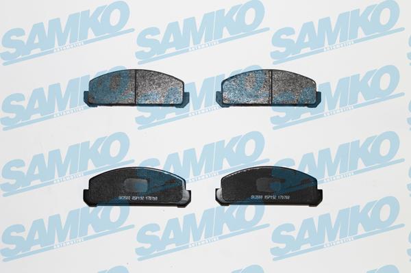 Samko 5SP192 - Bremžu uzliku kompl., Disku bremzes www.autospares.lv