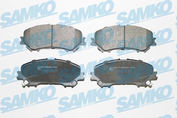 Samko 5SP1975 - Bremžu uzliku kompl., Disku bremzes www.autospares.lv