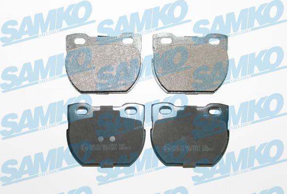 Samko 5SP1441 - Bremžu uzliku kompl., Disku bremzes www.autospares.lv