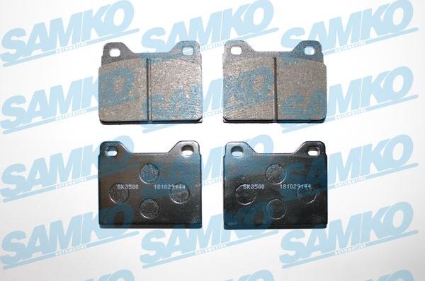 Samko 5SP144 - Bremžu uzliku kompl., Disku bremzes www.autospares.lv