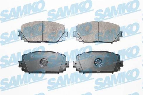 Samko 5SP1459 - Bremžu uzliku kompl., Disku bremzes www.autospares.lv