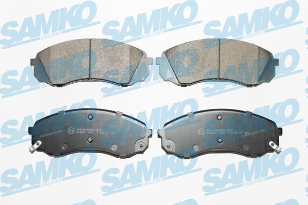 Samko 5SP1451 - Bremžu uzliku kompl., Disku bremzes www.autospares.lv