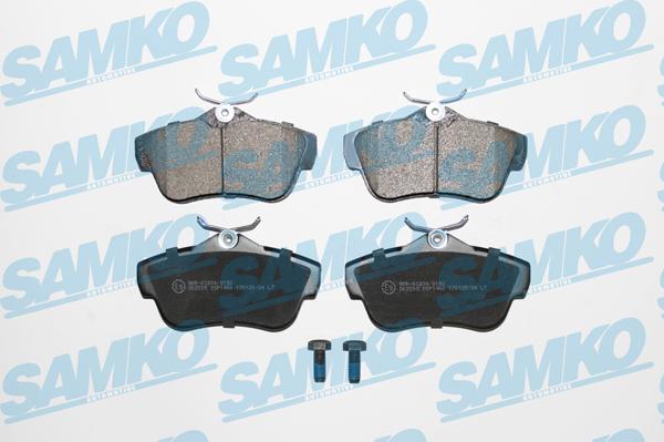 Samko 5SP1460 - Bremžu uzliku kompl., Disku bremzes www.autospares.lv